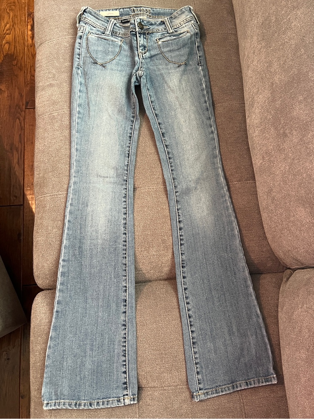 Decree Light Blue Flare Jeans